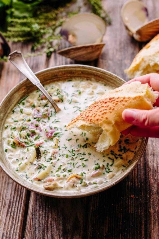 Classic Clam Chowder with Fresh Herbs