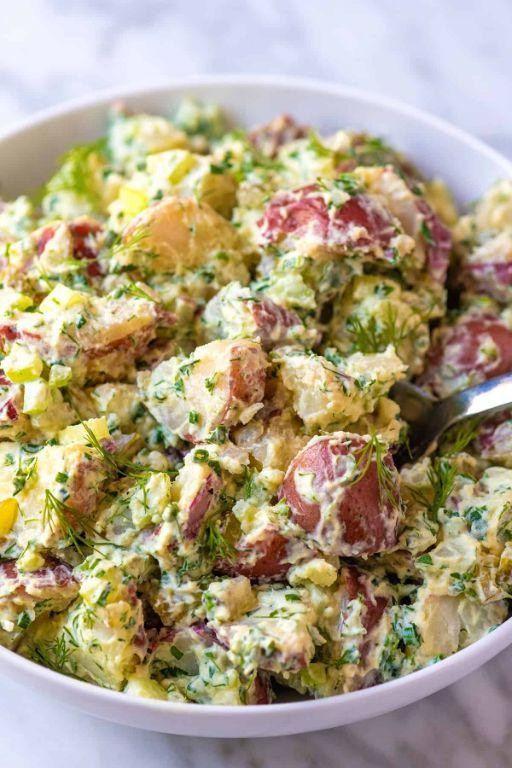 Classic Creamy Red Potato Salad