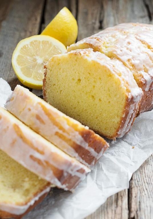 Classic Lemon Pound Cake with Glaze