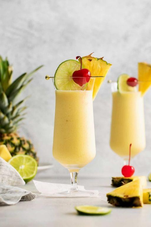 Classic Piña Colada with Fresh Pineapple