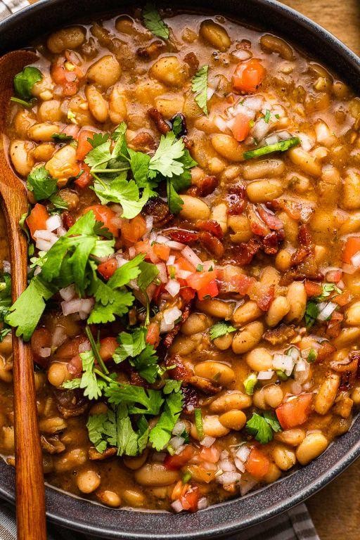 Classic Texas-Style Borracho Beans with Bacon