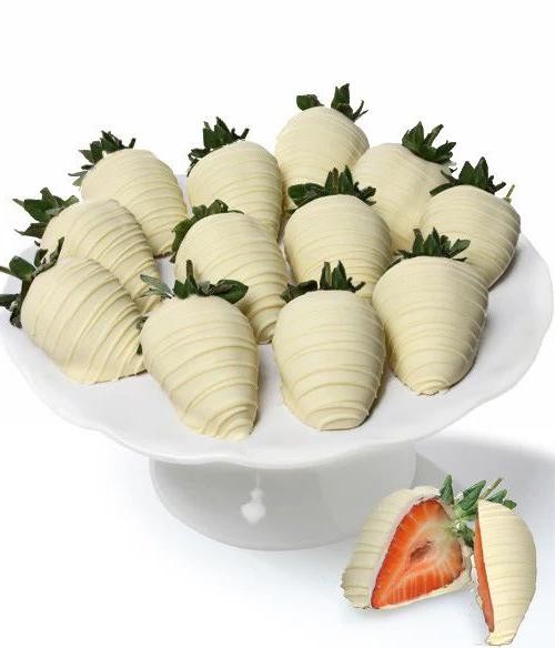 Classic White Chocolate Covered Strawberries