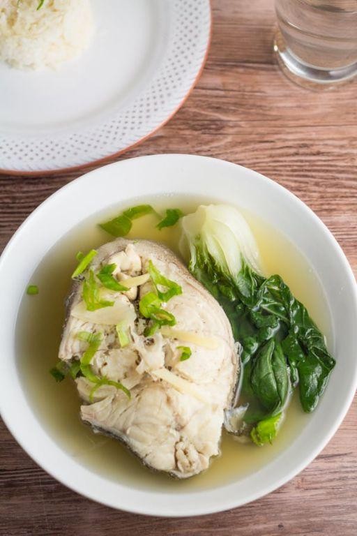 Clear Fish Soup with Ginger