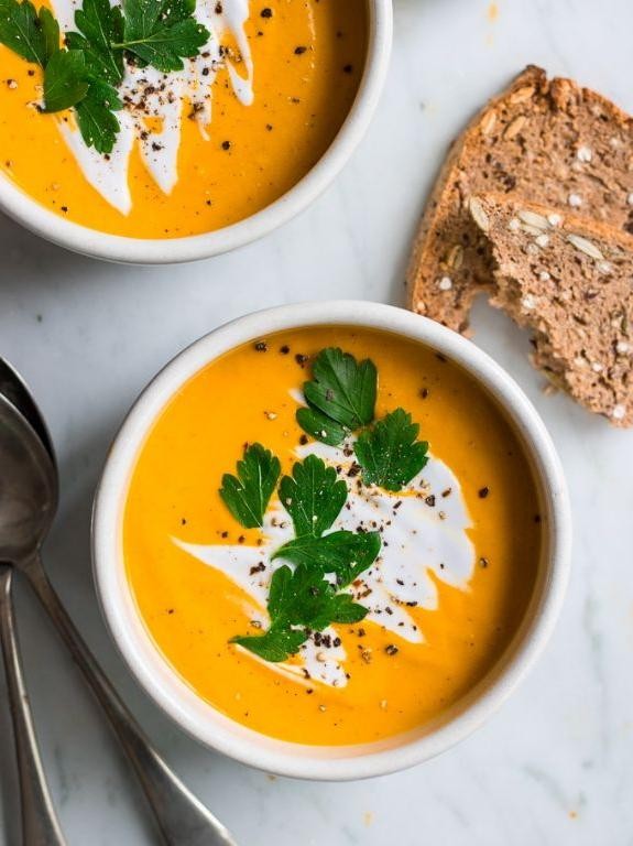 Clear Pumpkin and Coconut Soup