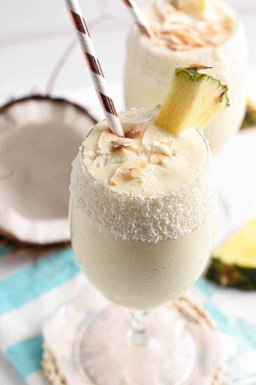 Coconut Cream Piña Colada Smoothie