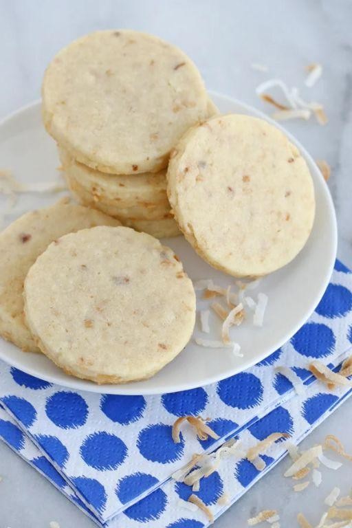 Coconut Infused Cut Out Sugar Cookies