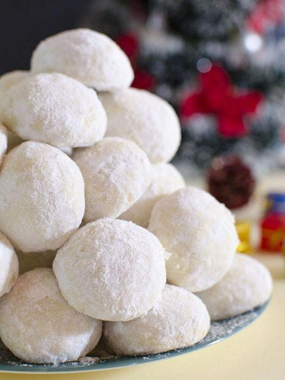 Coconut Snowball Butter Cookies