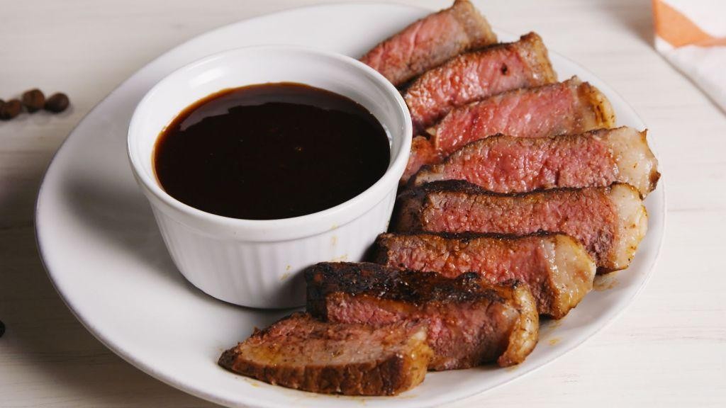 Coffee-Rubbed Elk Tenderloin with Bourbon Sauce
