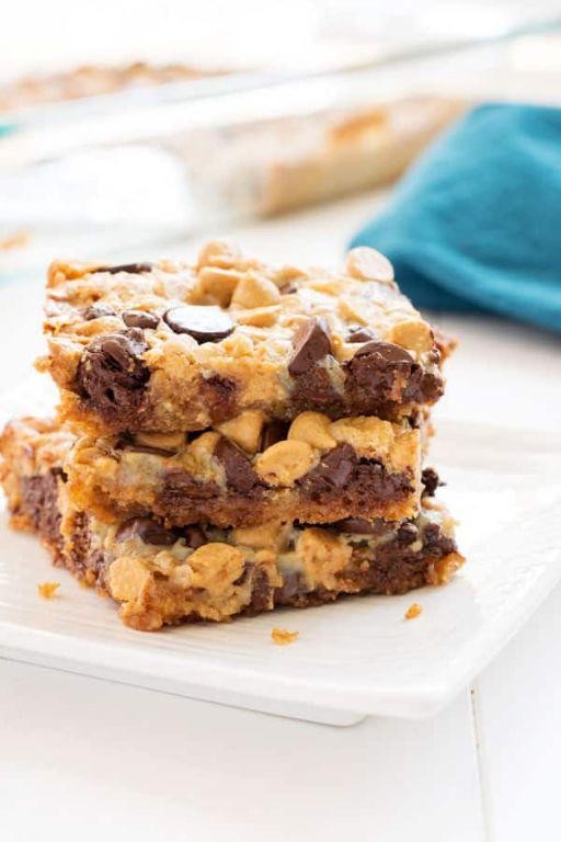 Condensed Milk Peanut Butter Bars