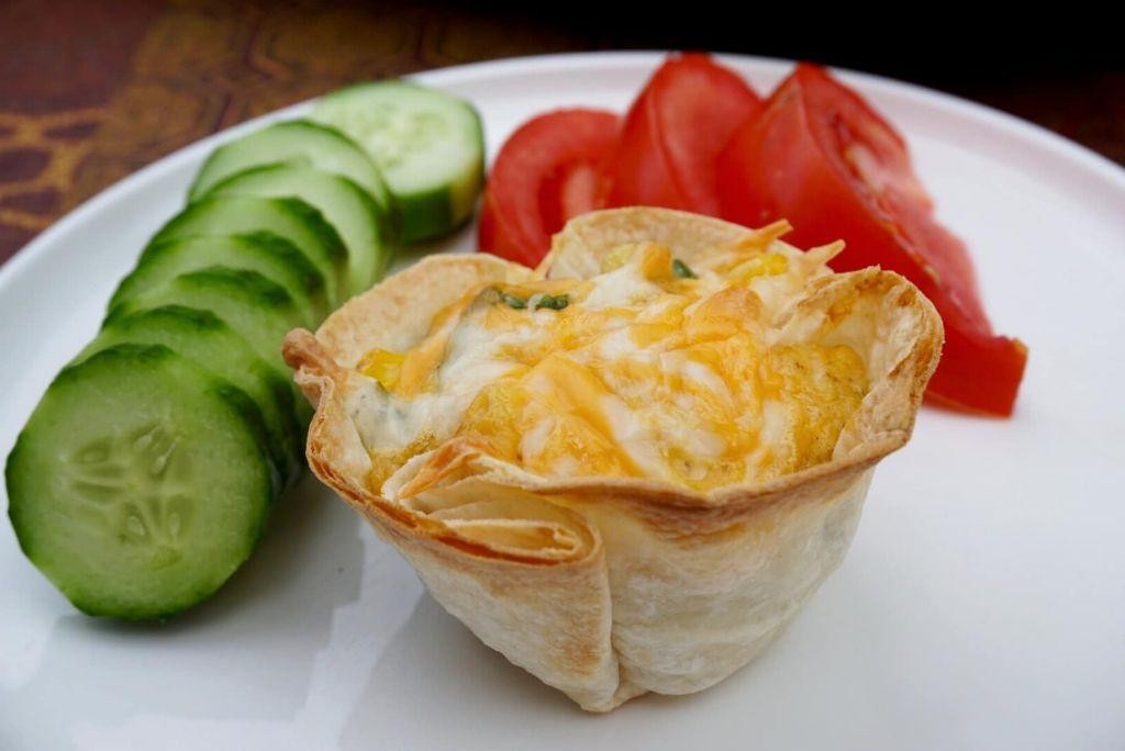Corn and Poblano Vegetarian Quiche