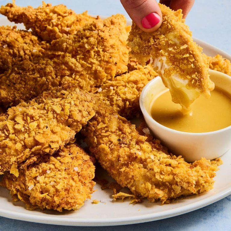 Cornflake-Crusted Chicken Strips