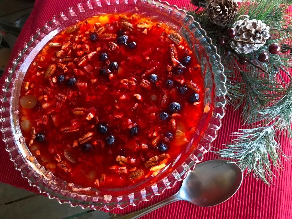 Cranberry Blueberry Jello Salad