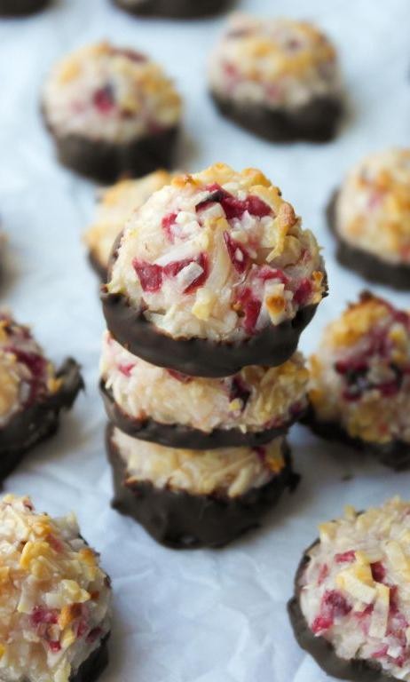 Cranberry Coconut Macaroons