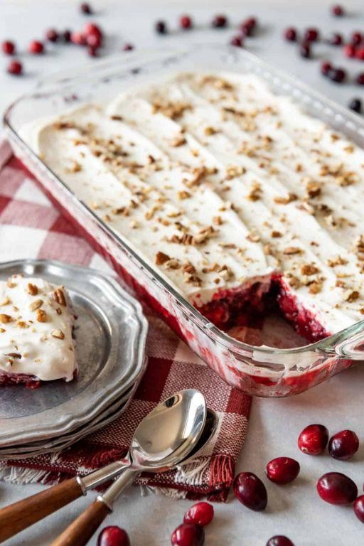 Cranberry Cream Cheese Jello Salad