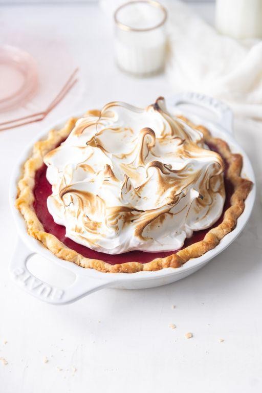 Cranberry Meringue Pie