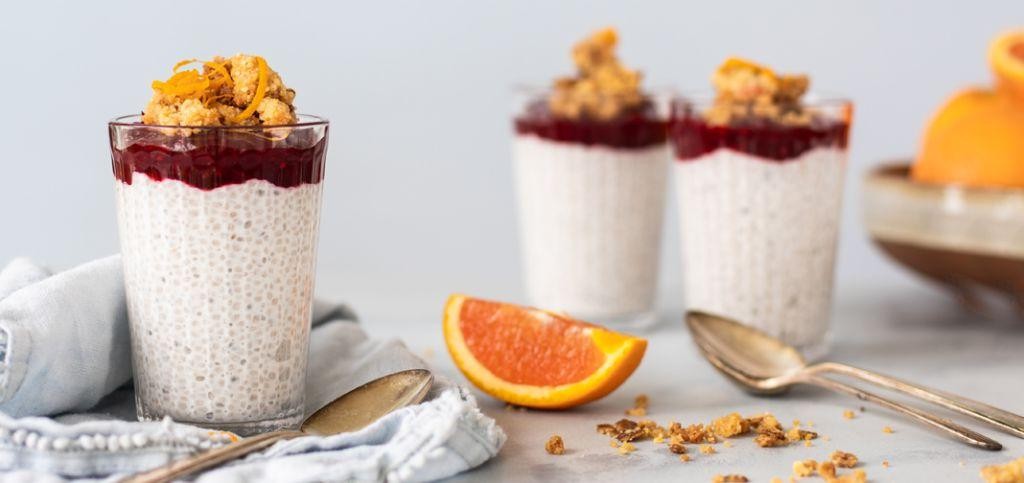 Cranberry Orange Chia Pudding
