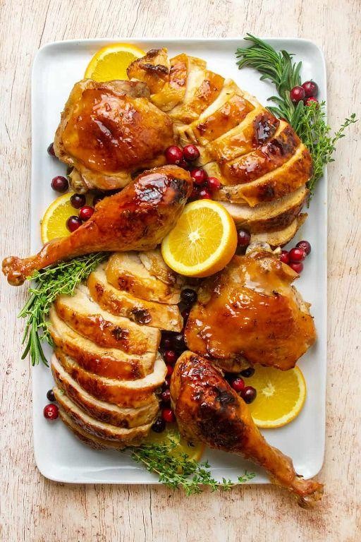 Cranberry Orange Roasted Turkey Breast