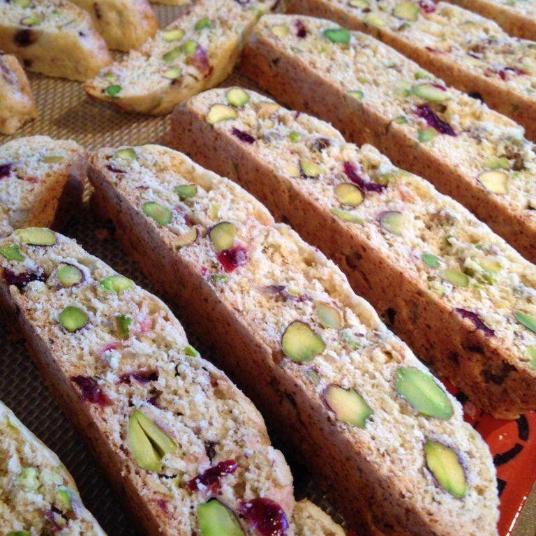 Cranberry Pistachio Biscotti