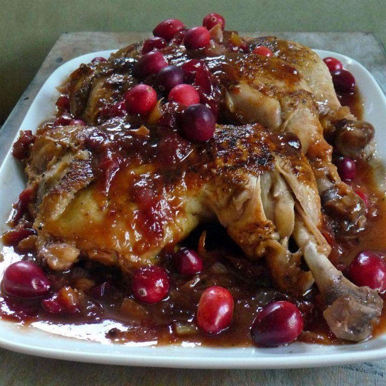 Cranberry Sauce BBQ Chicken