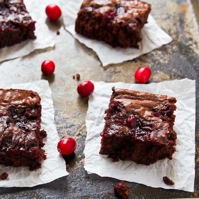 Cranberry Sauce Chocolate Brownies