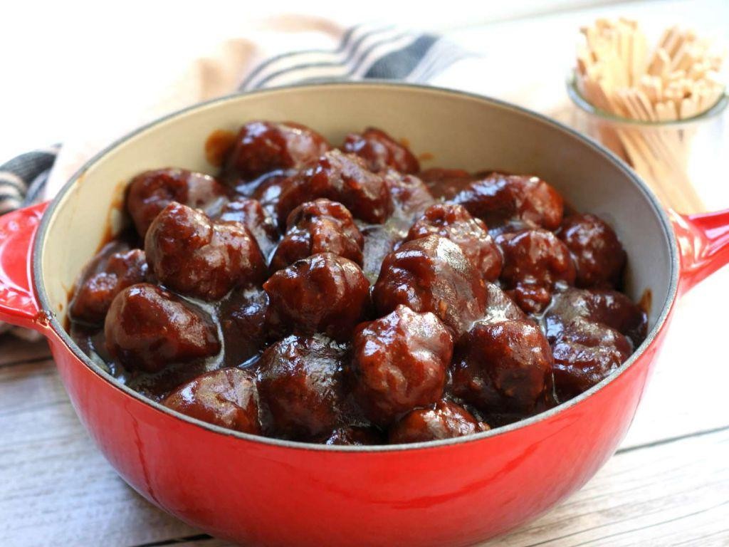 Cranberry Sauce Meatballs