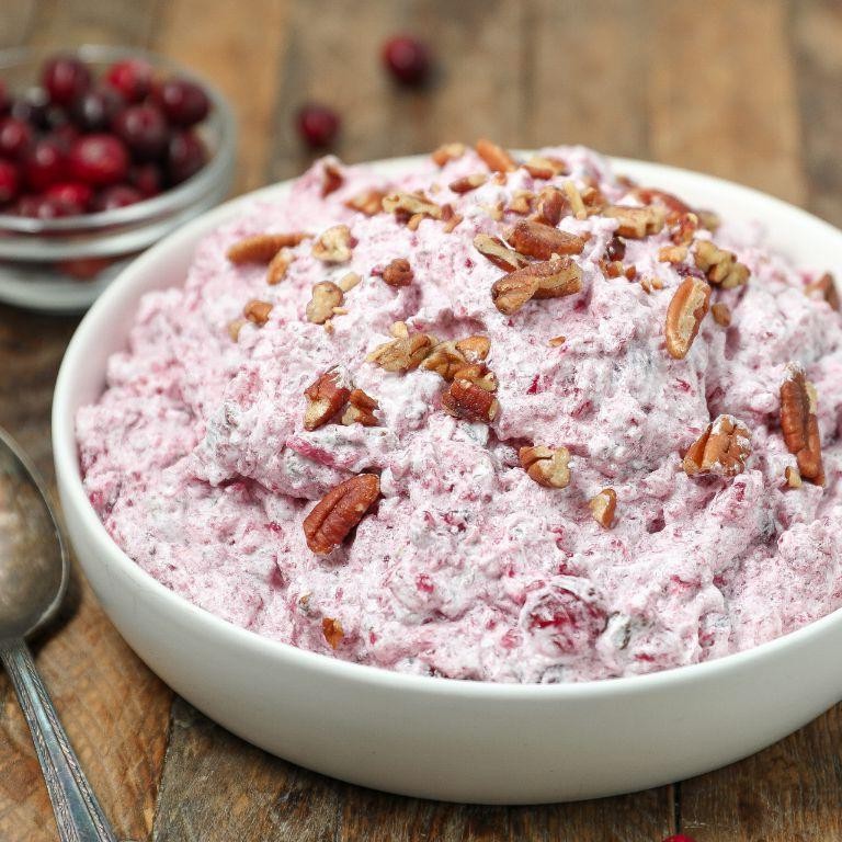Cranberry Vanilla Jello Salad