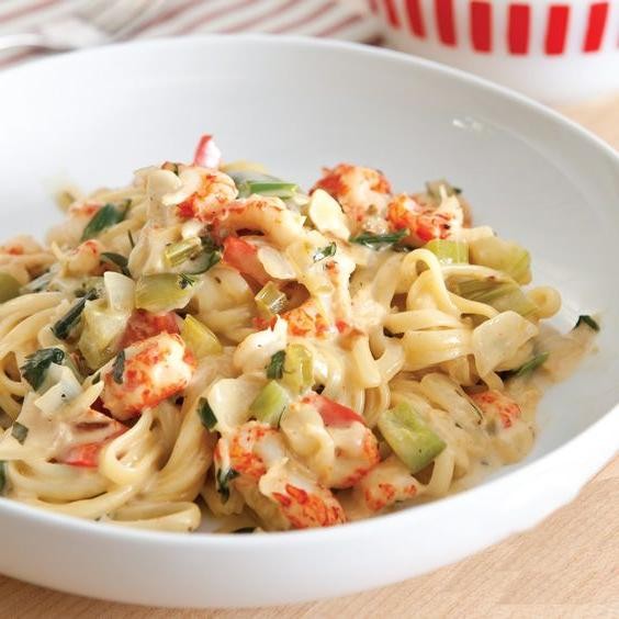 Crawfish Tail Alfredo with Fettuccine