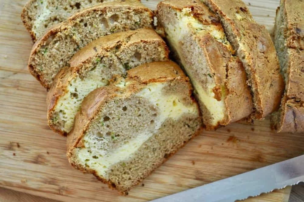 Cream Cheese Swirl Zucchini Bread