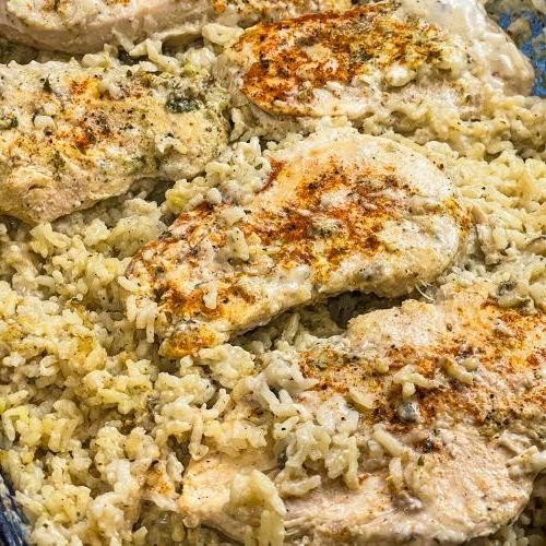 Creamy Baked Chicken and Rice