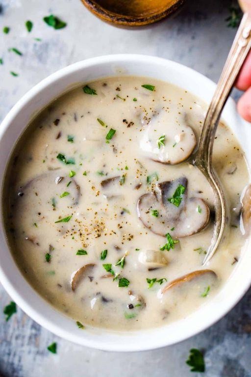 Creamy Mushroom Soup with Canned Mushrooms