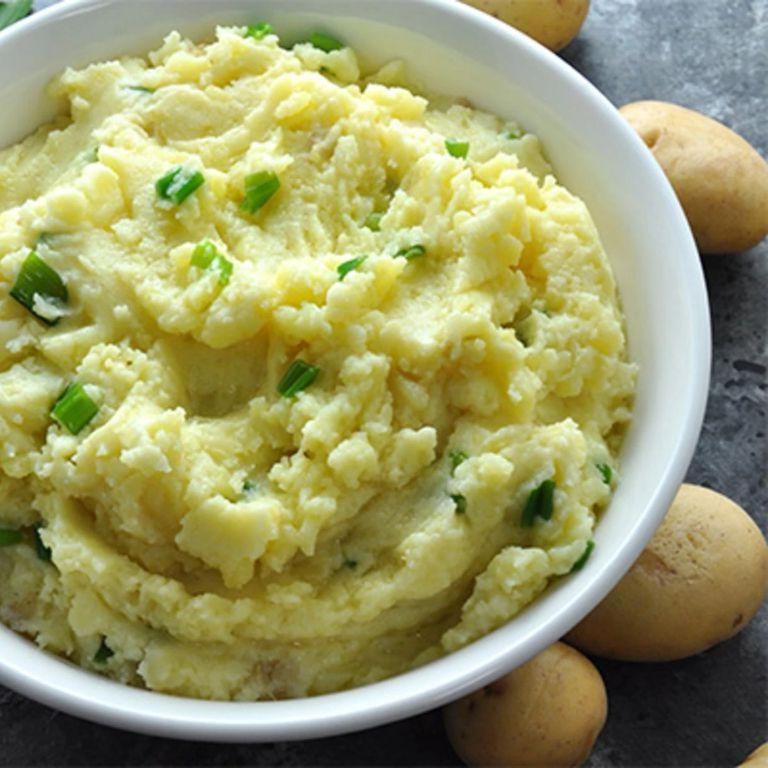 Creamy Parmesan Baby Dutch Yellow Potato Mash
