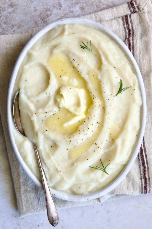 Creamy Parmesan Mashed Turnips