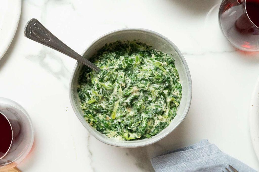 Creamy Parmesan Spinach