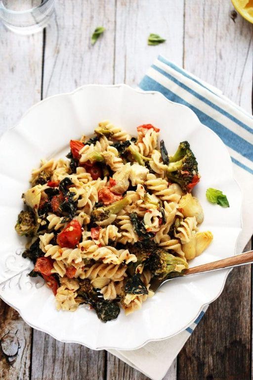 Creamy Sunflower Seed Tortellini Salad