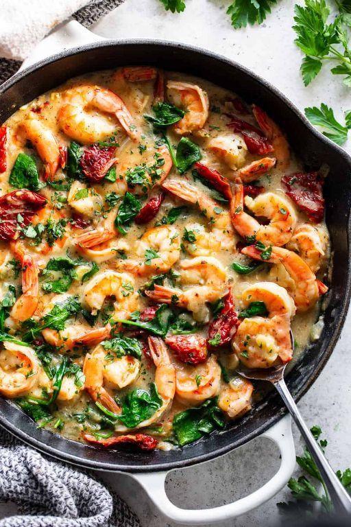 Creamy Tuscan Garlic Shrimp