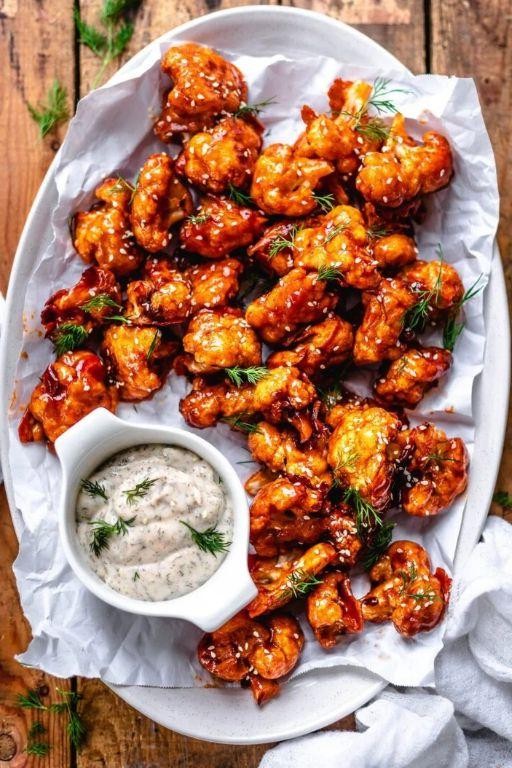 Crispy Baked Cauliflower Wings