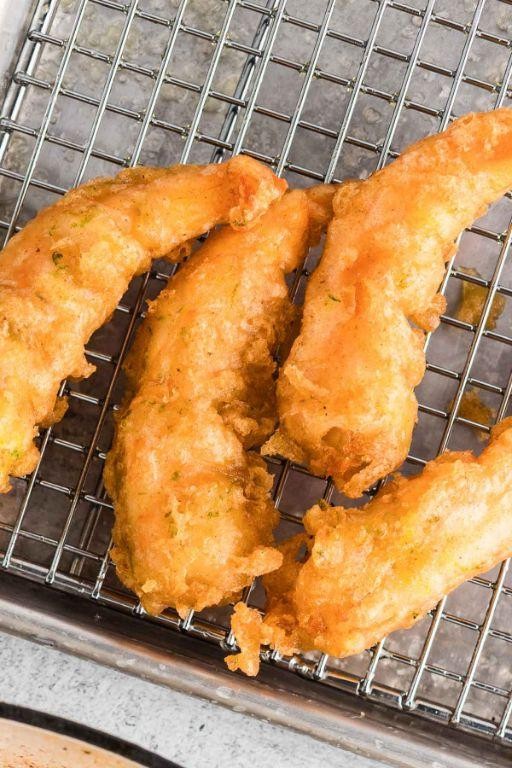 Crispy Beer-Battered Shrimp and Flounder