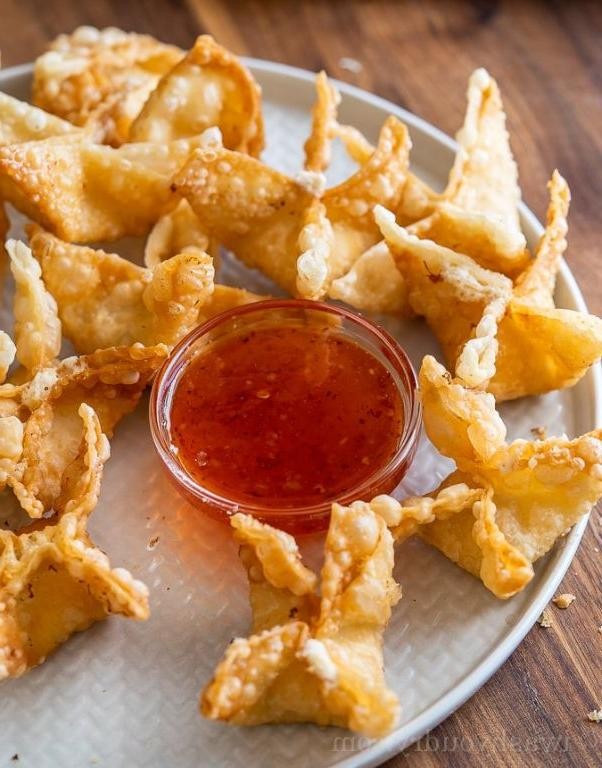 Crispy Crab Rangoon with Cream Cheese