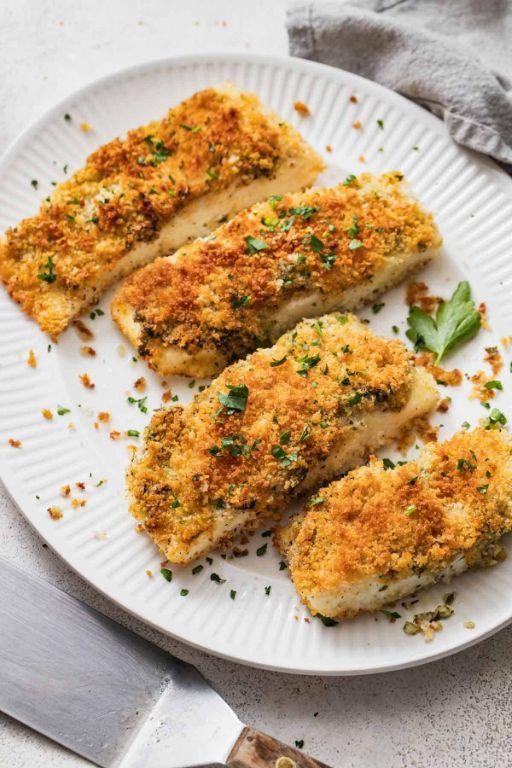 Crispy Panko-Crusted Halibut in Air Fryer