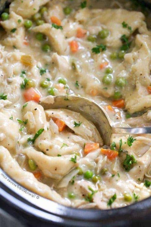 Crock Pot Bone-In Chicken and Dumplings
