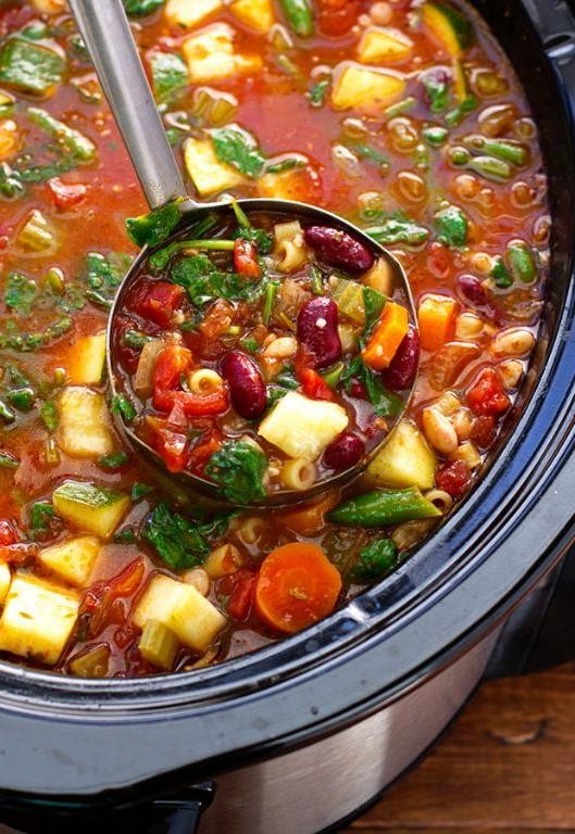 Crock Pot Weight Watchers Minestrone Soup