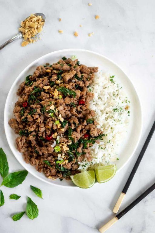 Crockpot Thai Basil Pork