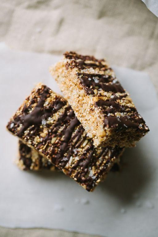 Crunchy Amaranth Granola Bars