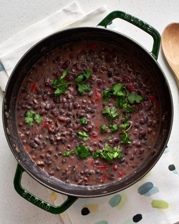 Cuban Black Bean Soup with Ham Hock