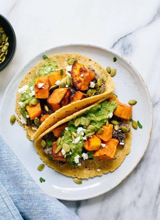 Cuban Black Bean and Sweet Potato Tacos