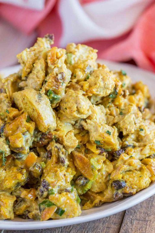 Curry Chicken Salad with Almonds