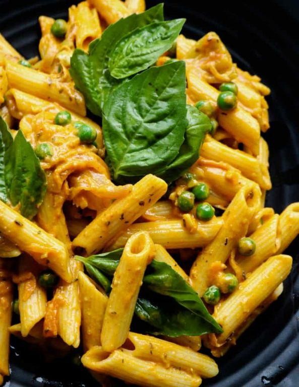 Curry Leaf and Coconut Milk Pasta