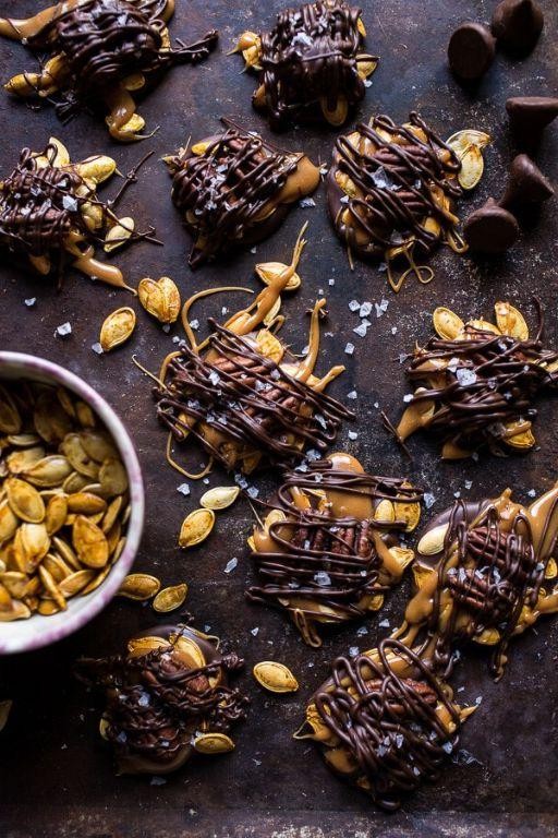 Dark Chocolate Covered Pumpkin Seeds