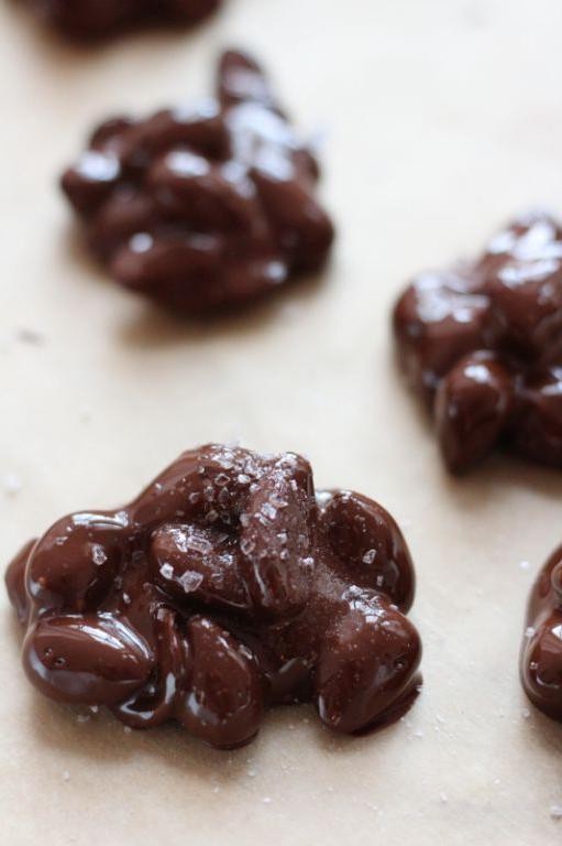 Dark Chocolate Cranberry Clusters
