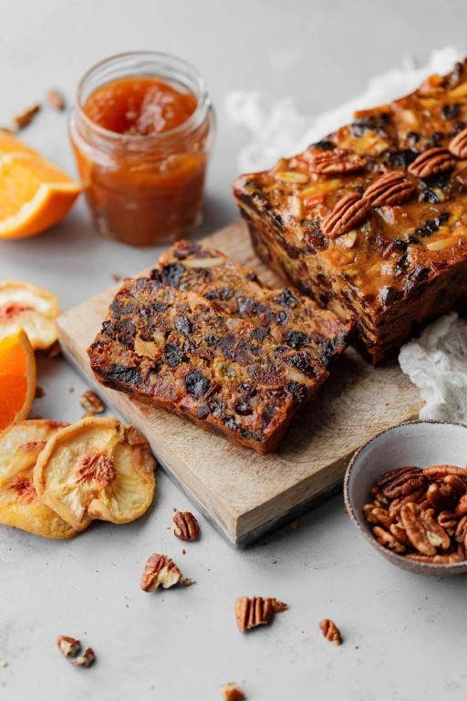 Dark Fruit Cake with Honey and Mixed Spices